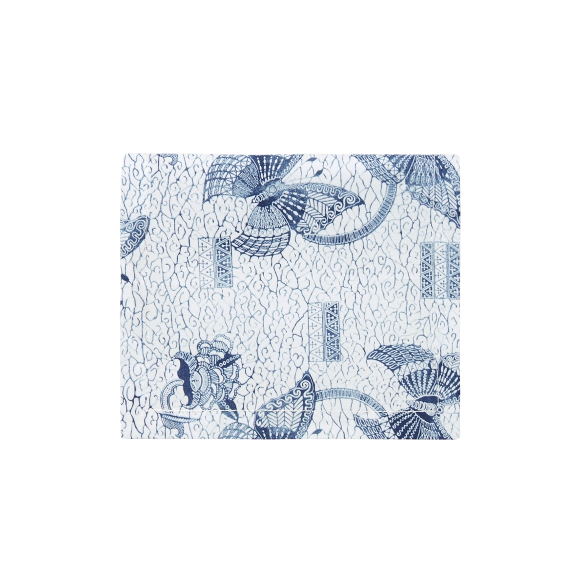 Butterfly Batik Cocktail Napkin, Set of 4