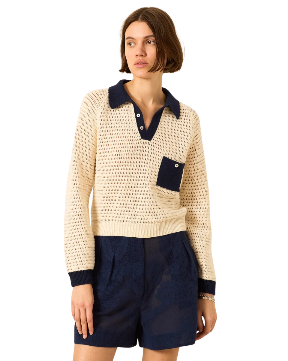 Liza Captain Crochet Top