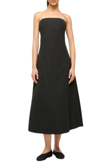 Kennedy Strapless Cotton Blend Cocktail Dress