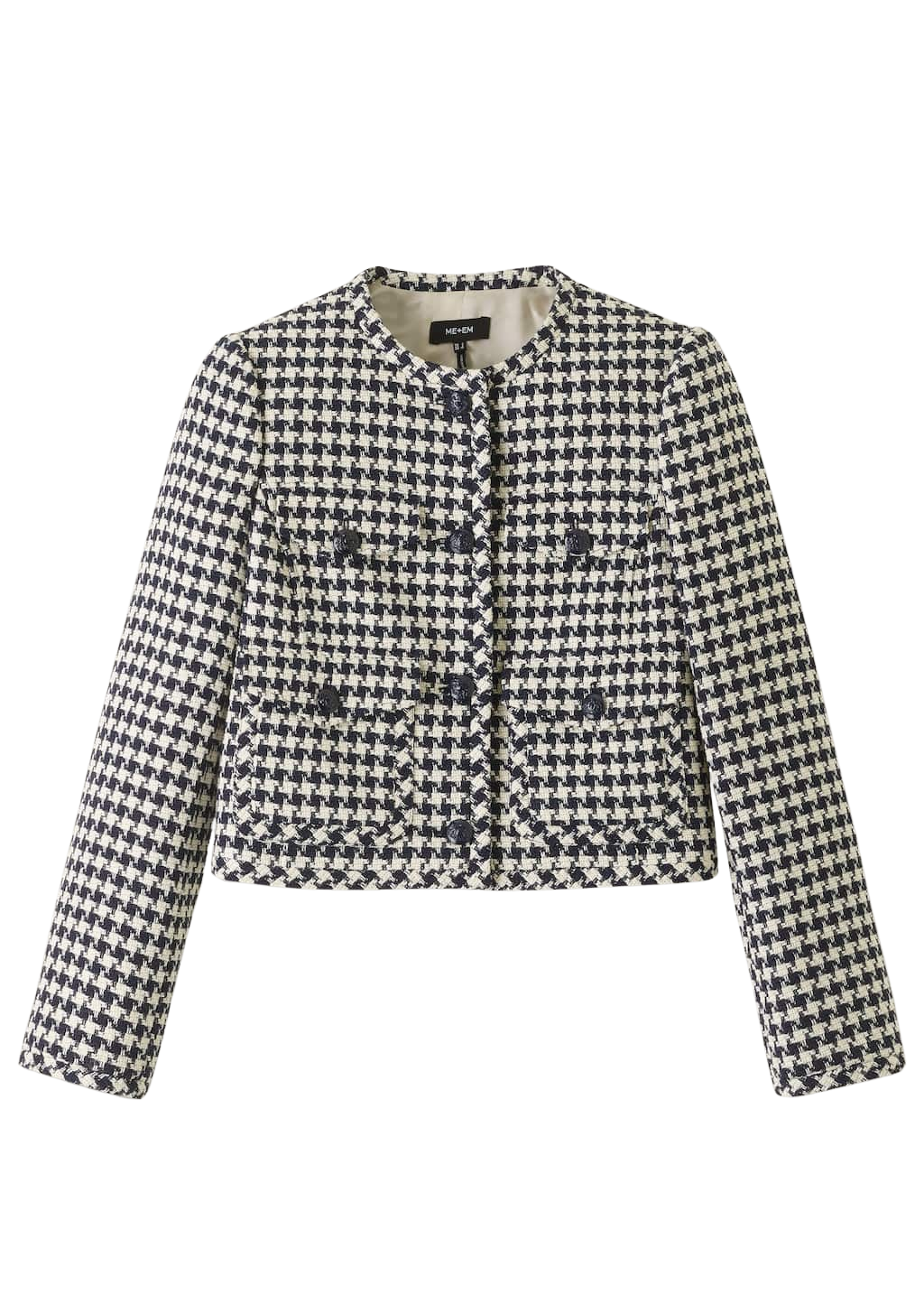 Houndstooth Box Jacket