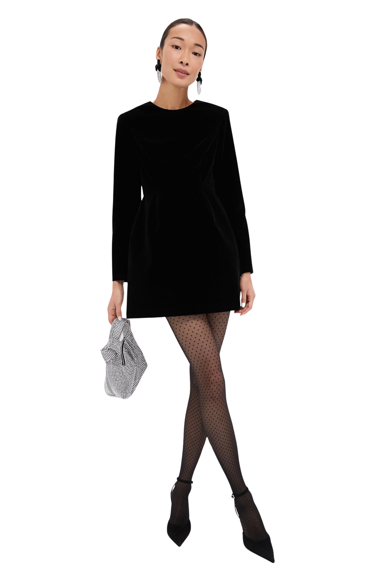 Black Velvet Haley Dress