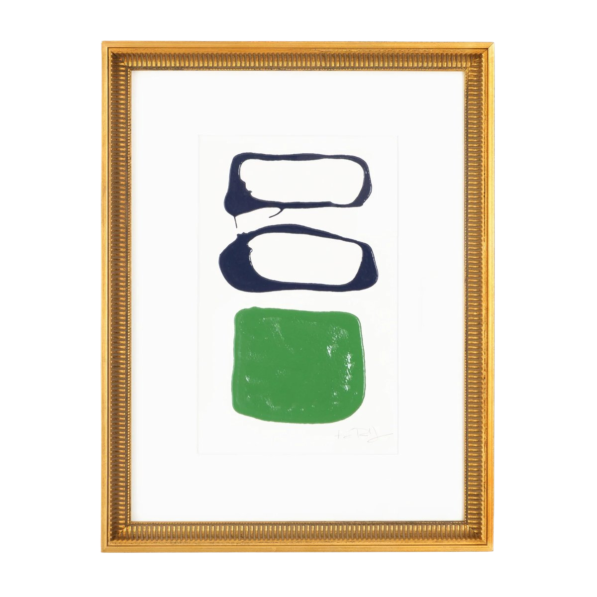 Georgetown Antiqued Fluted Gold Frame