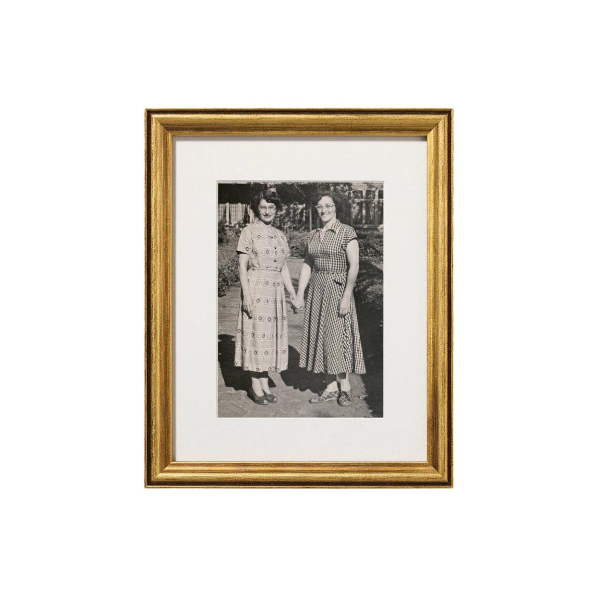 Waverley Thin antiqued gold frame