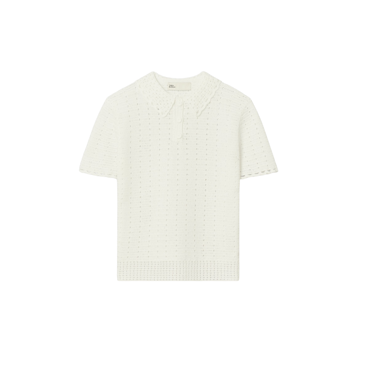 CROCHET COTTON POLO