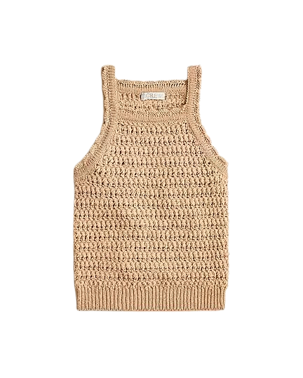 Montauk crochet tank top