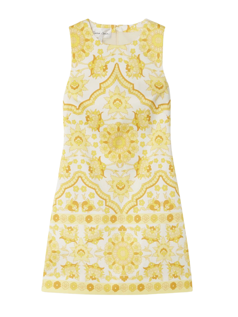 Mackenzie printed crepe mini dress
