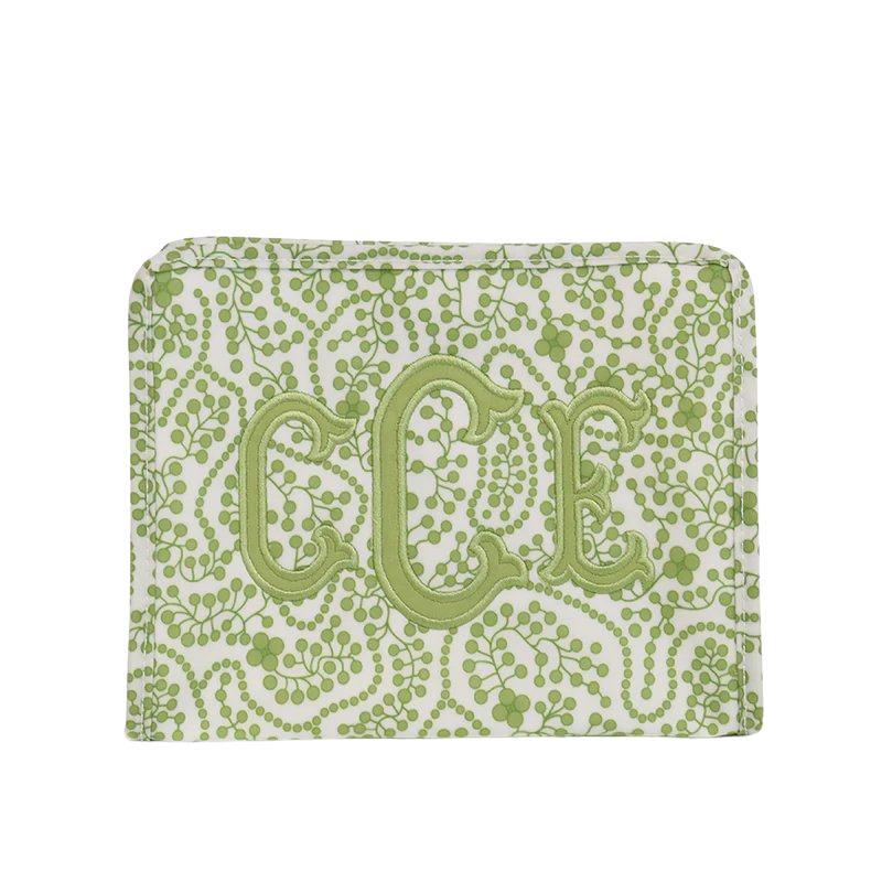Shelby Green Vanity Bag