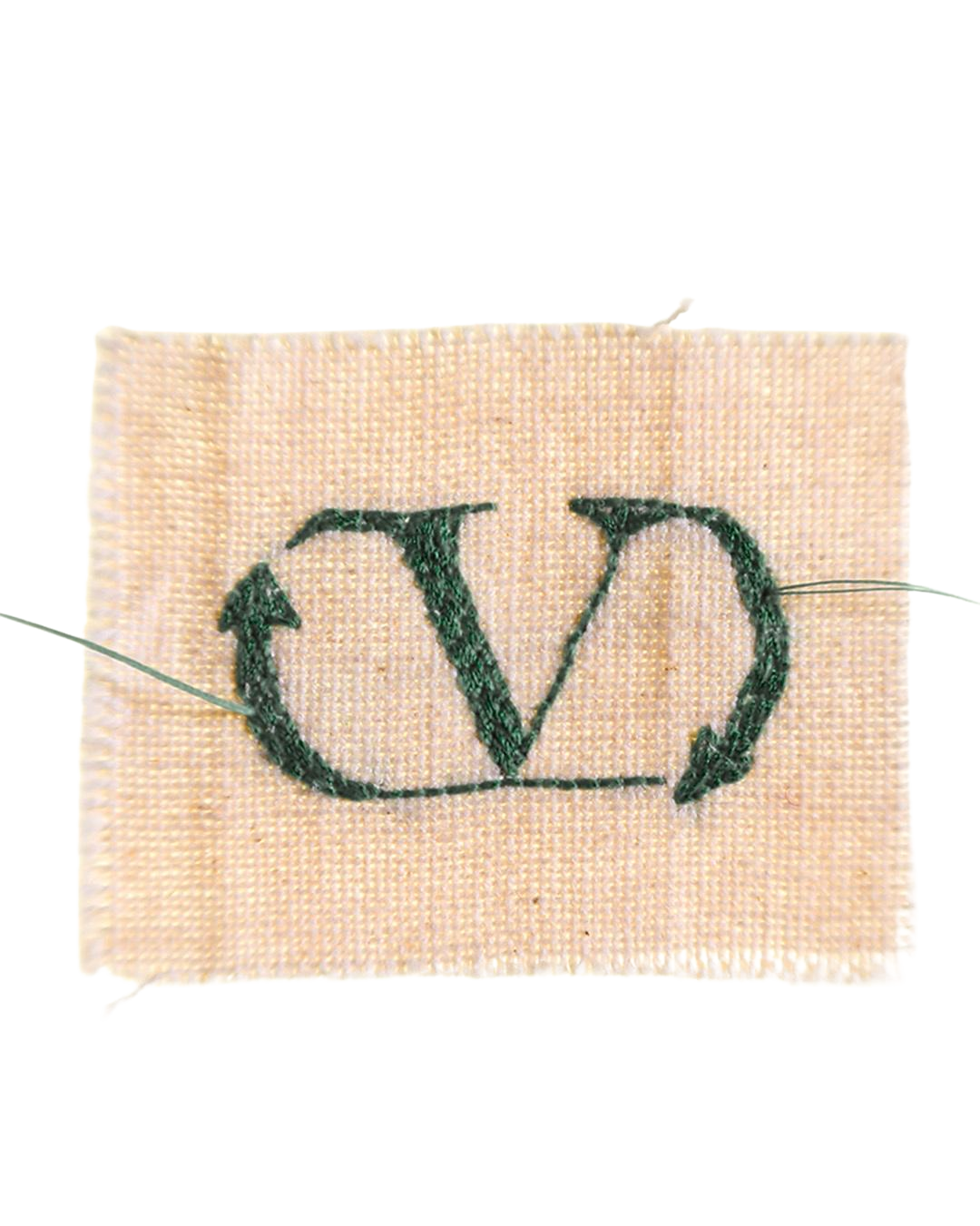 Vlogo Signature Pouch In Jacquard Fabric With Floral Pattern