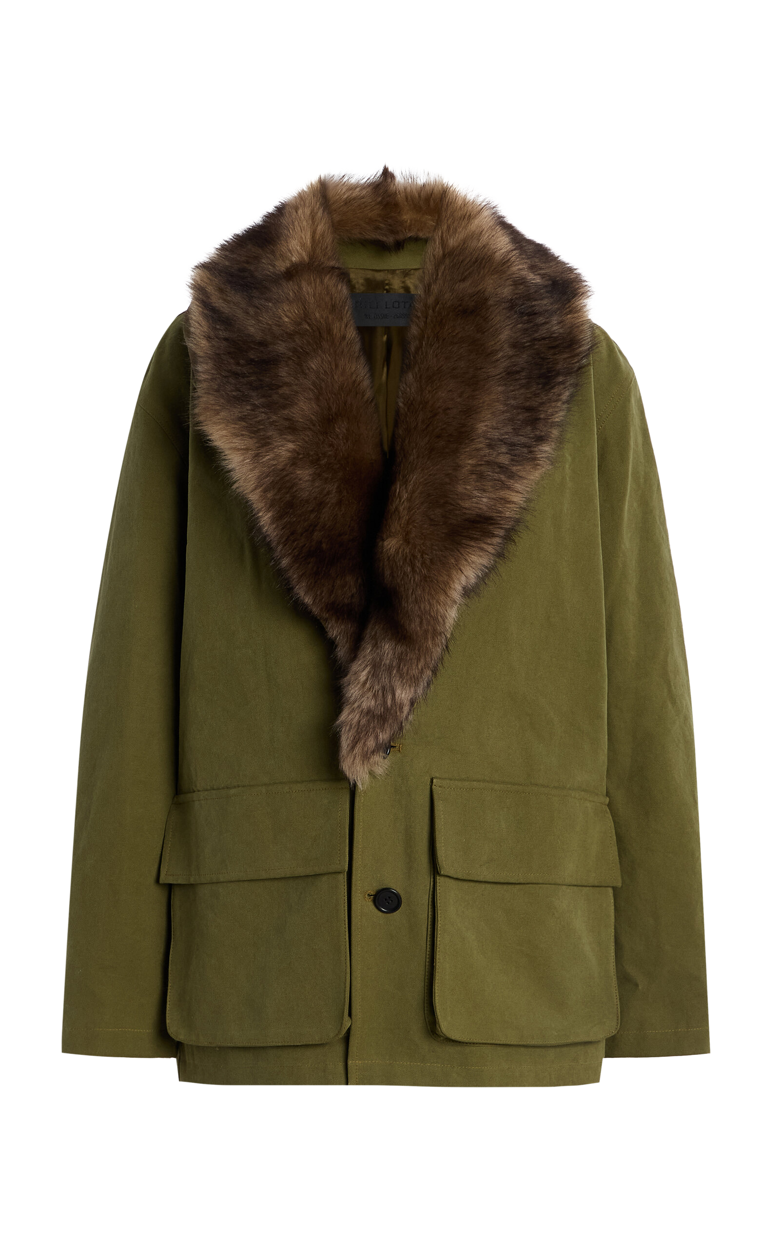 Ronay Faux-Fur Cotton Parka