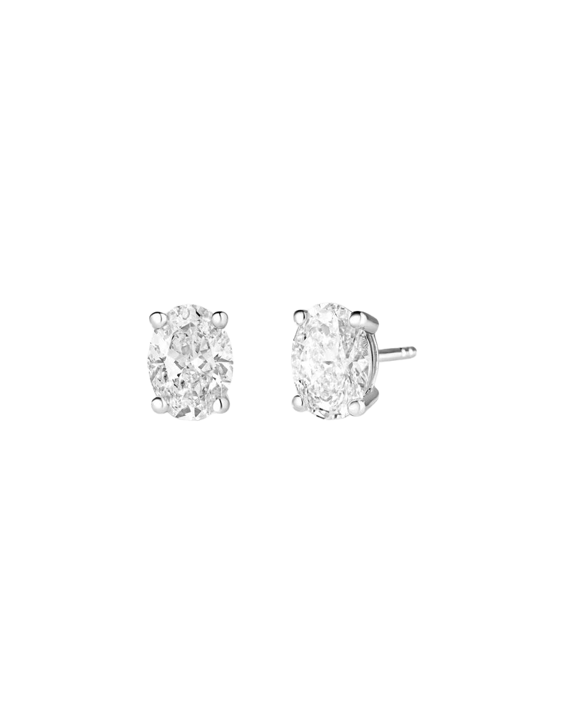 Oval Lab Diamond Studs