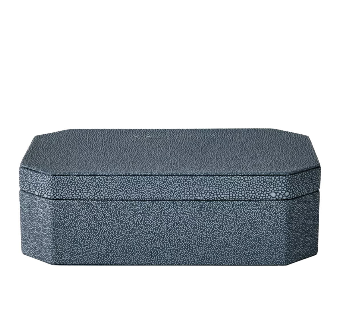 Faux Shagreen Box Blue - Threshold™ designed with Studio McGee
