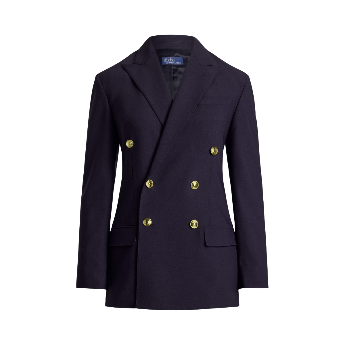 Double-Breasted Wool-Blend Blazer