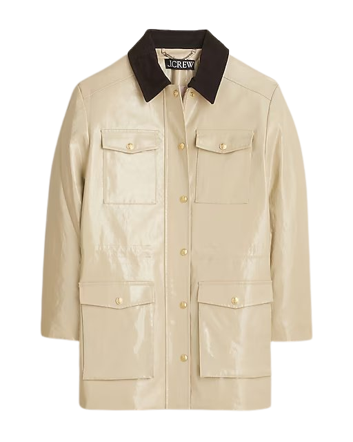 Collection Barn Jacket™ in laminated linen