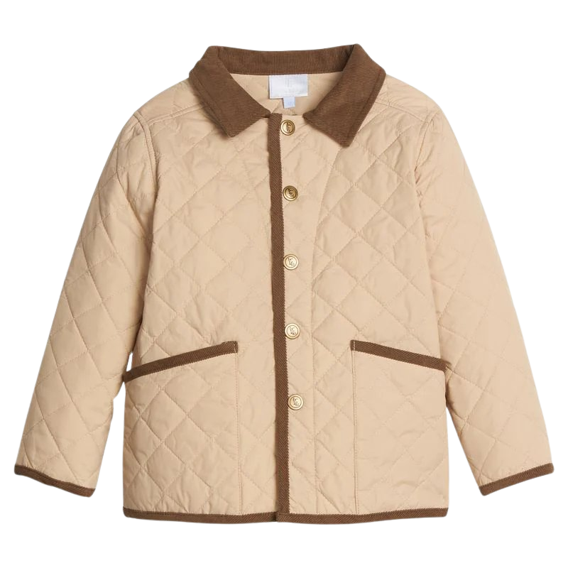 Classic Quilted Jacket - Khaki