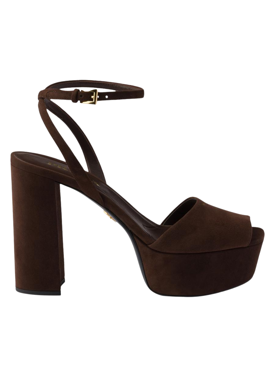 Suede Platform Sandals
