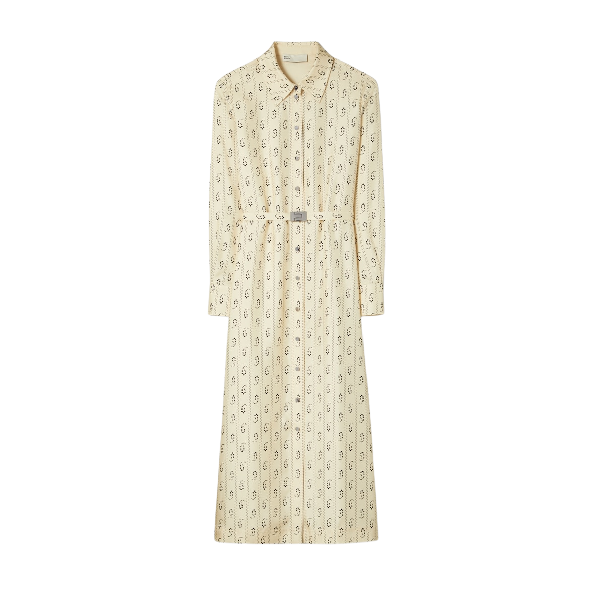 Printed Silk Shirtdress