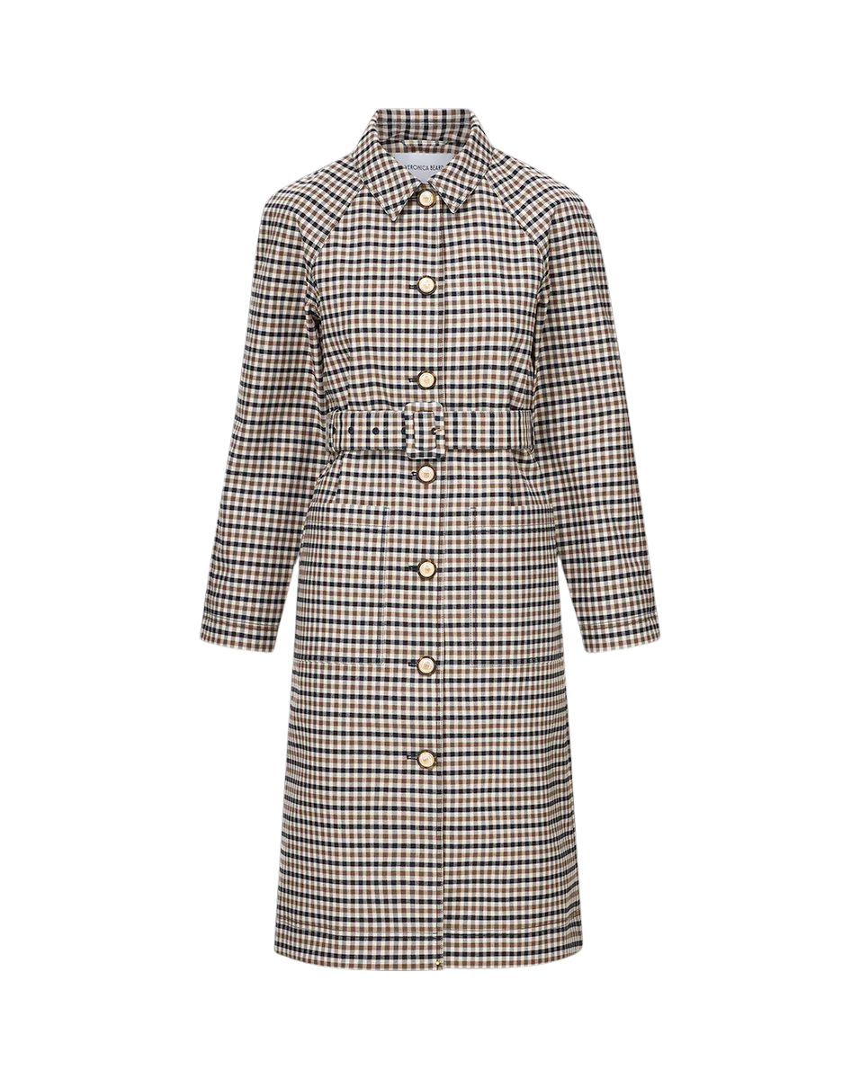Quinton Plaid Coat