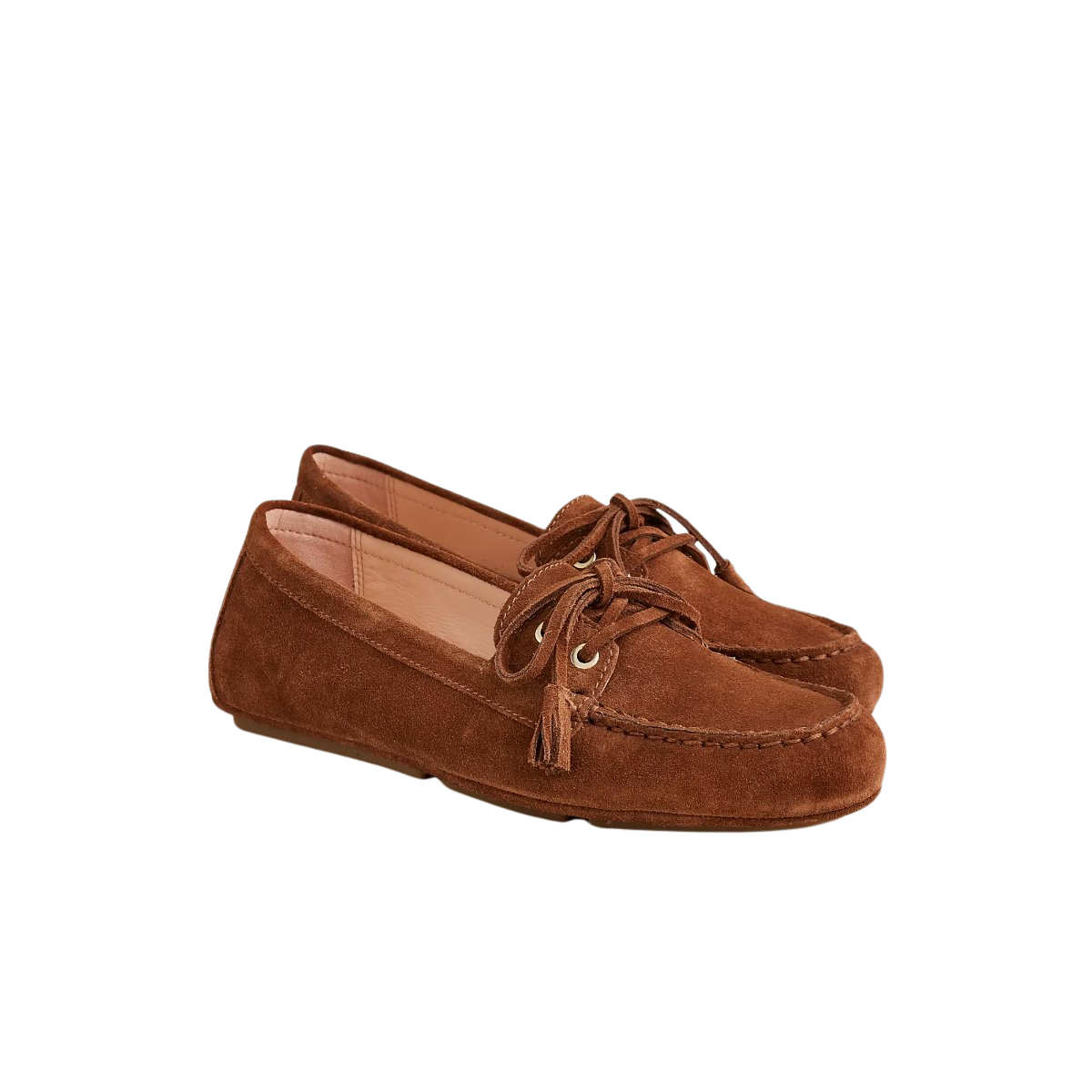 Driving loafers in suede