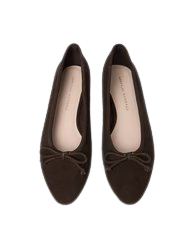 Noelle Brown Suede Ballet Flat