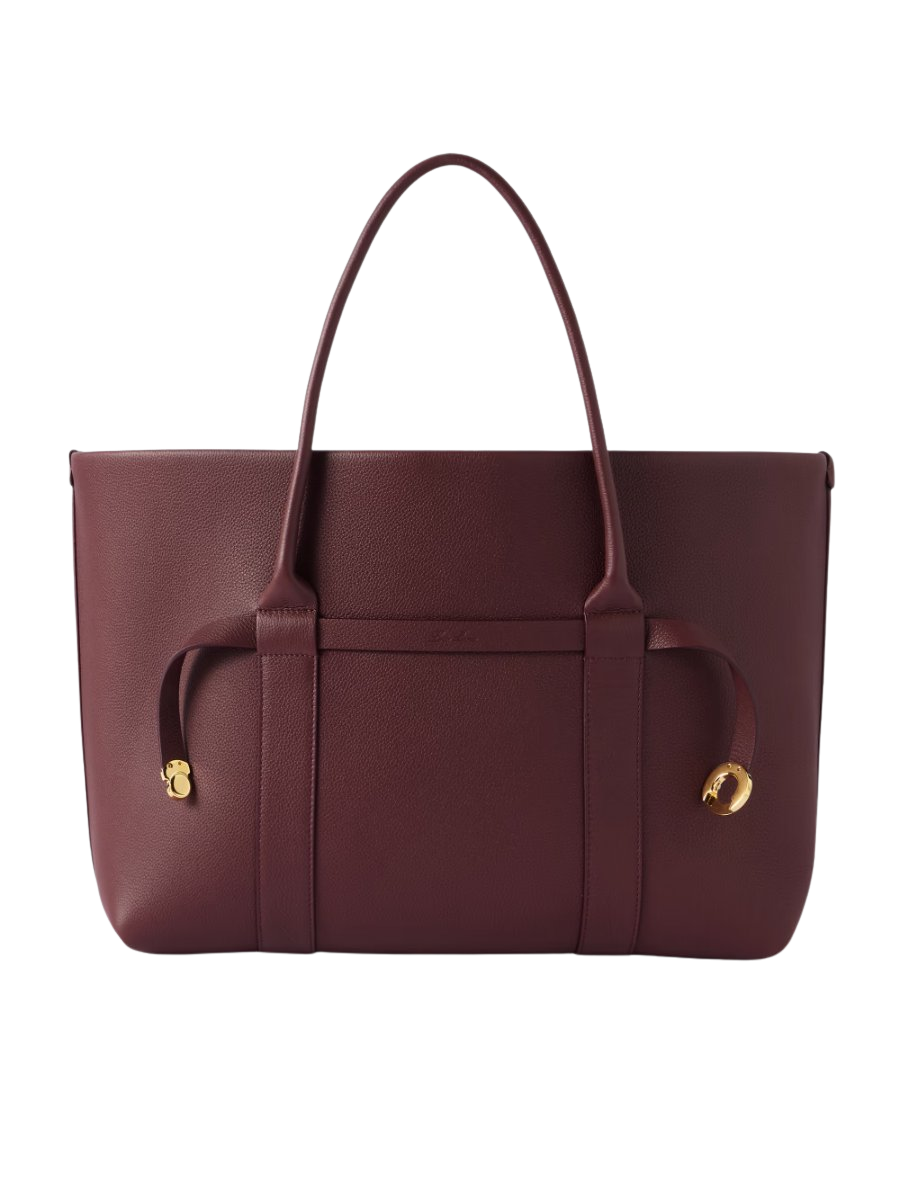 Ghiera large textured-leather tote