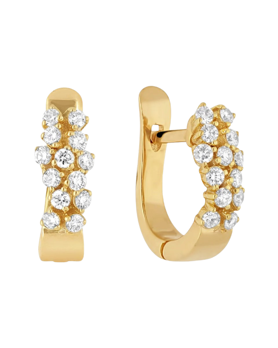 Quiet Intensity Huggie Earrings