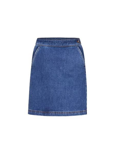 Weekend Collection Button Waist Denim Skirt
