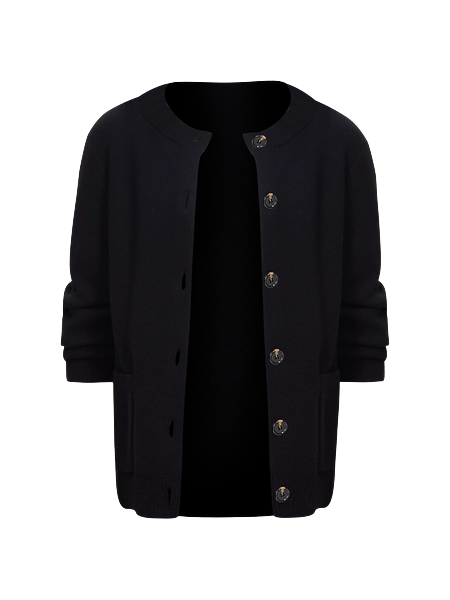 Waisted Patch Pocket Cardigan