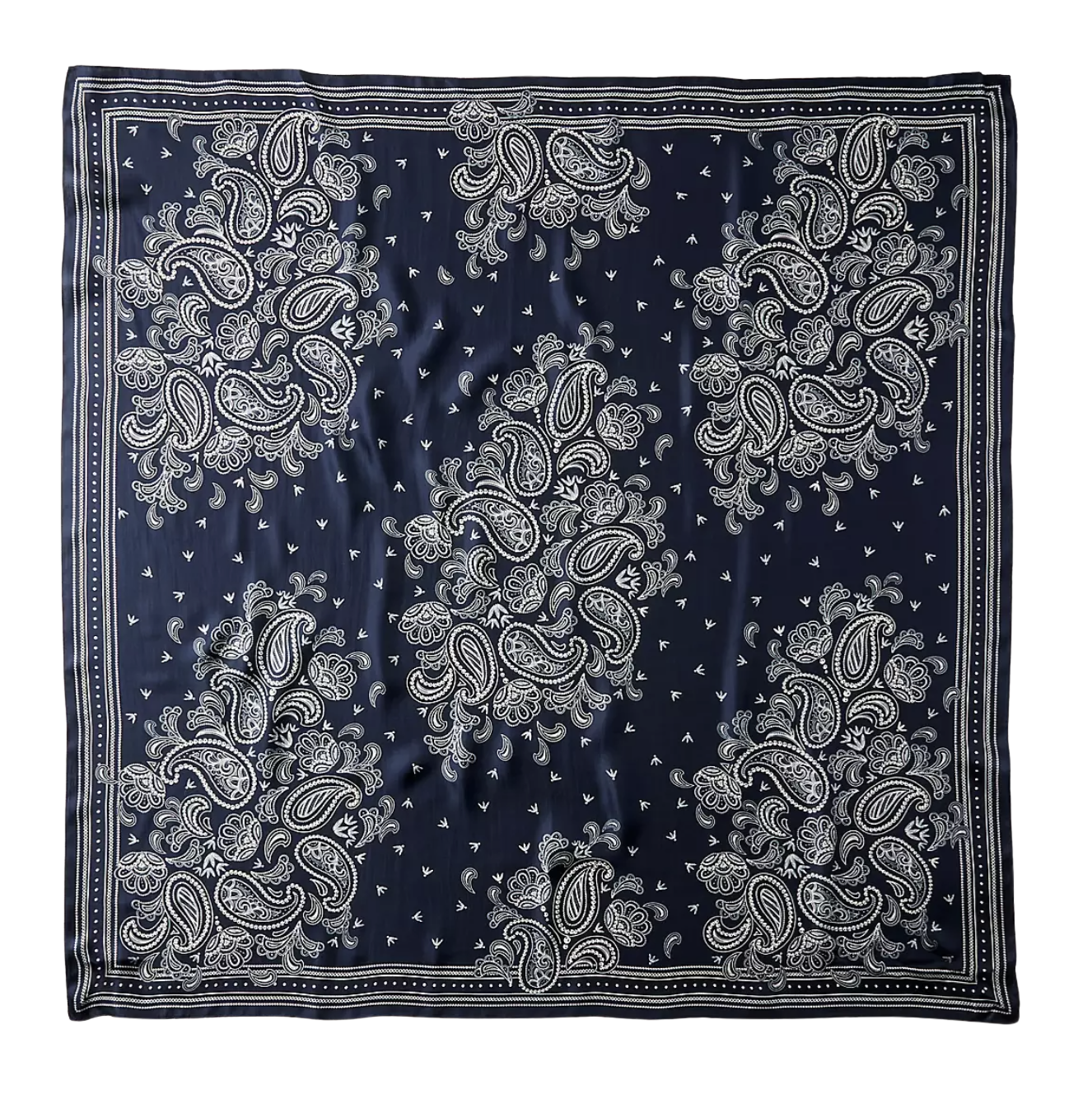 Paisley Silk Square Scarf