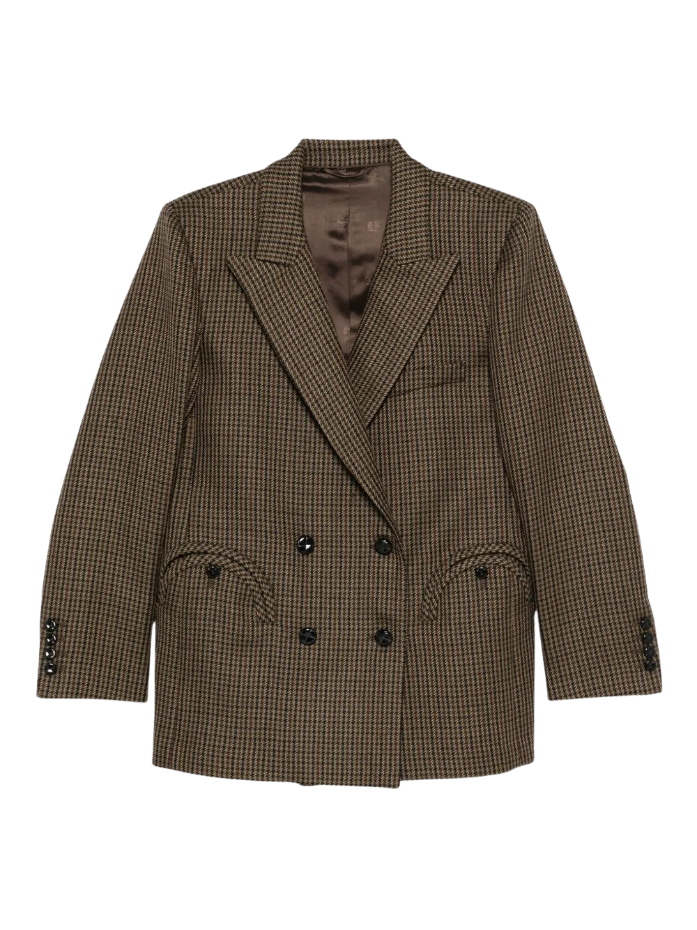 Blazé Milano houndstooth double-breasted jacket