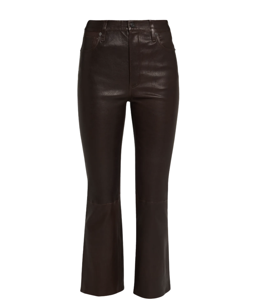 The Leather Reboot Crop Jeans