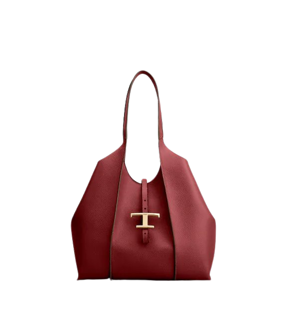 T Timeless Shopping Bag in Leather Small