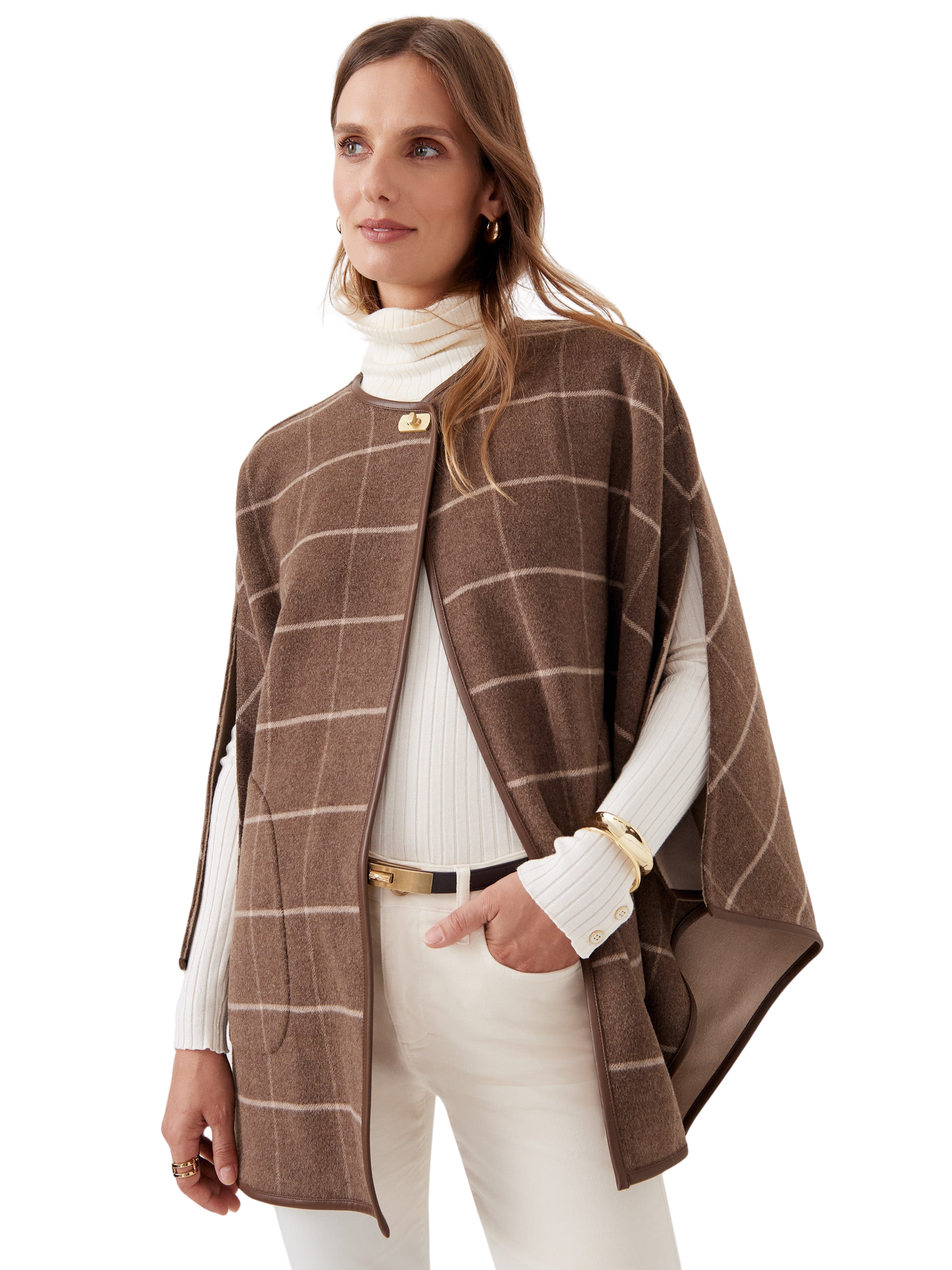 Winifred Cape in Plaid