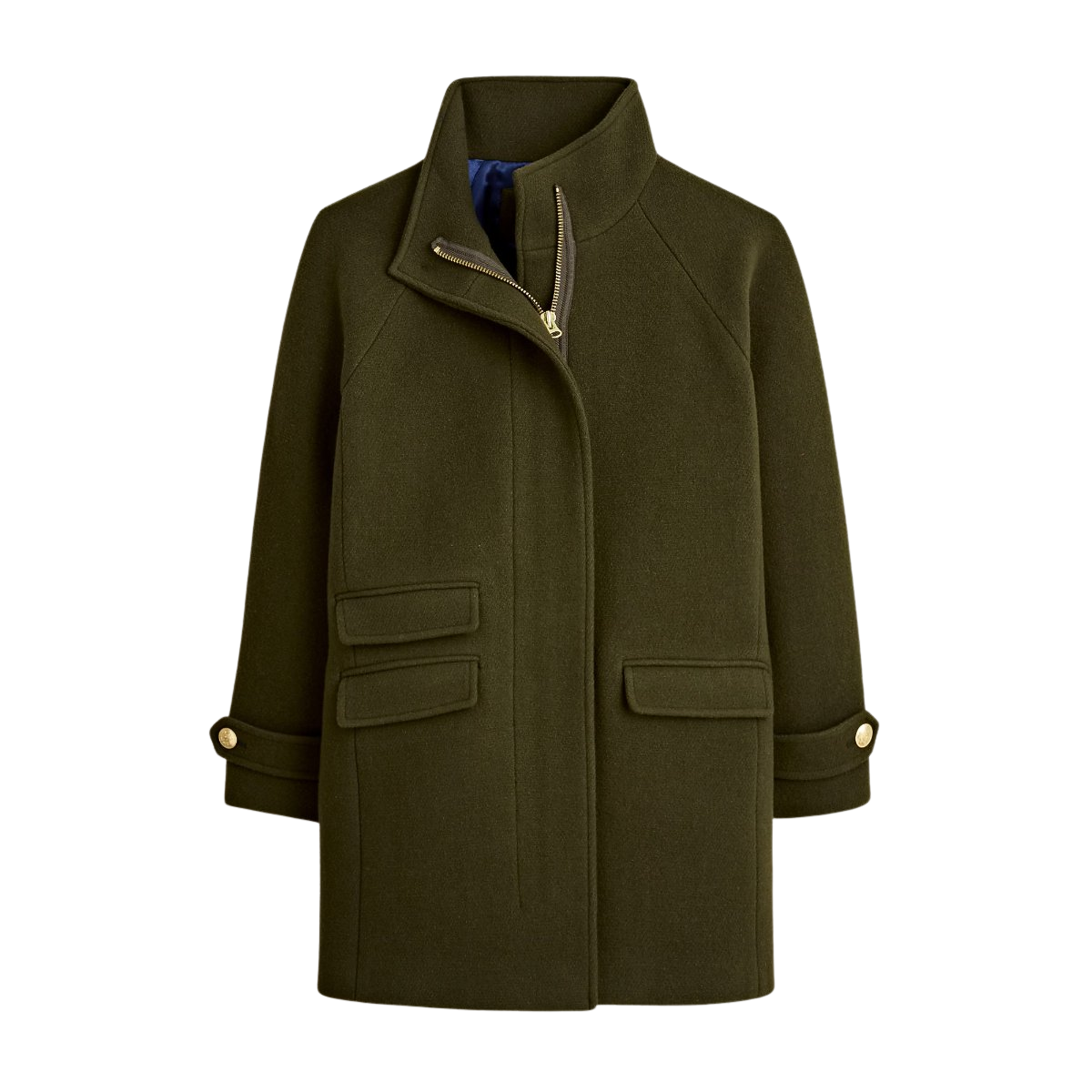 Toscana coat in Italian stadium-cloth wool blend