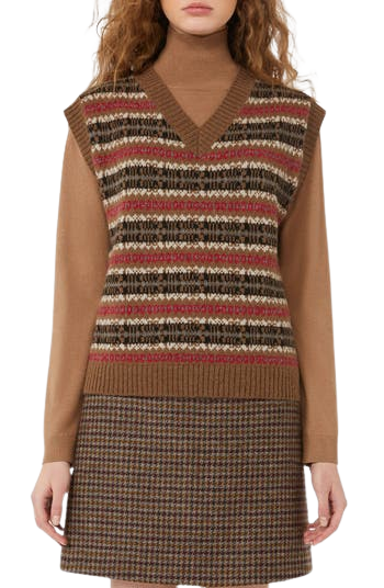 Fleres Jacquard Sweater Vest