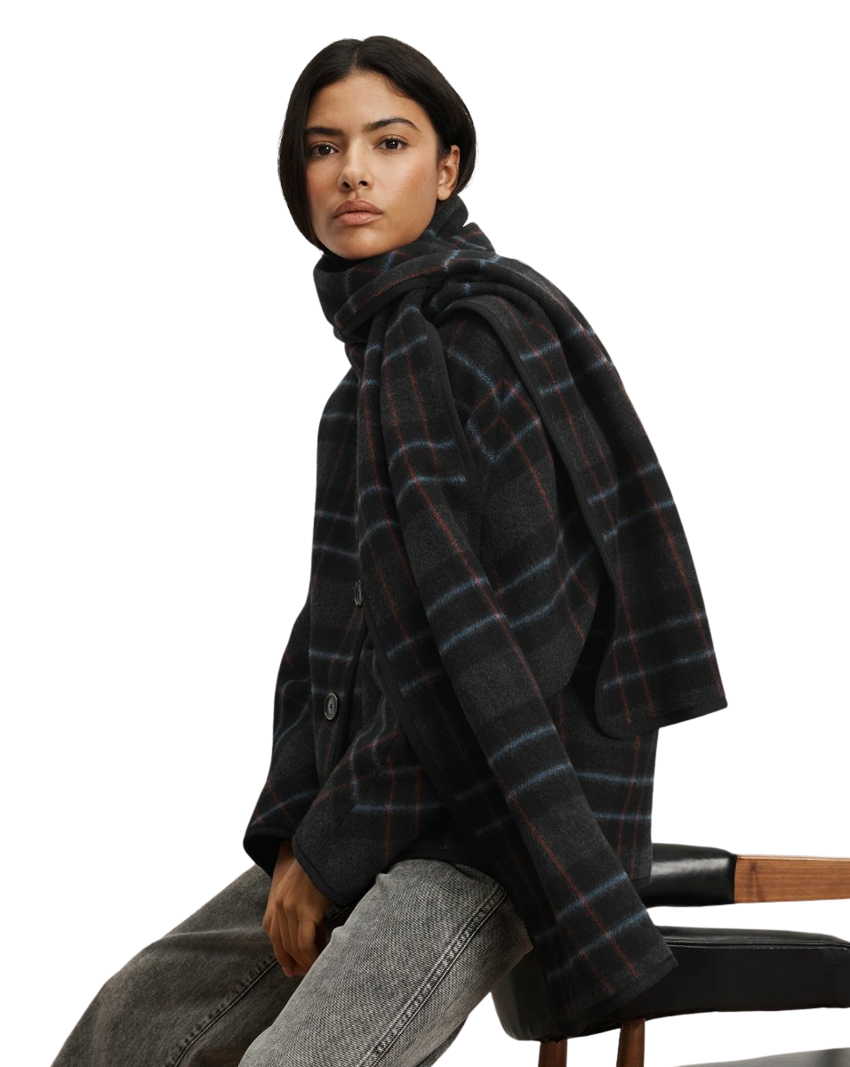 Martine Dickey Scarf Coat