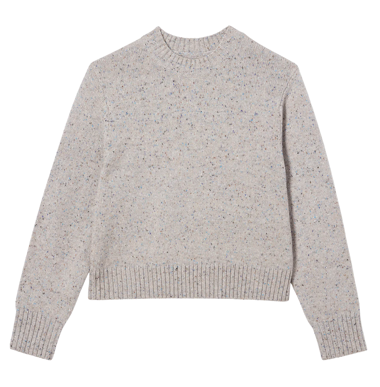 The Maura Easy Sweater - Confetti Wool