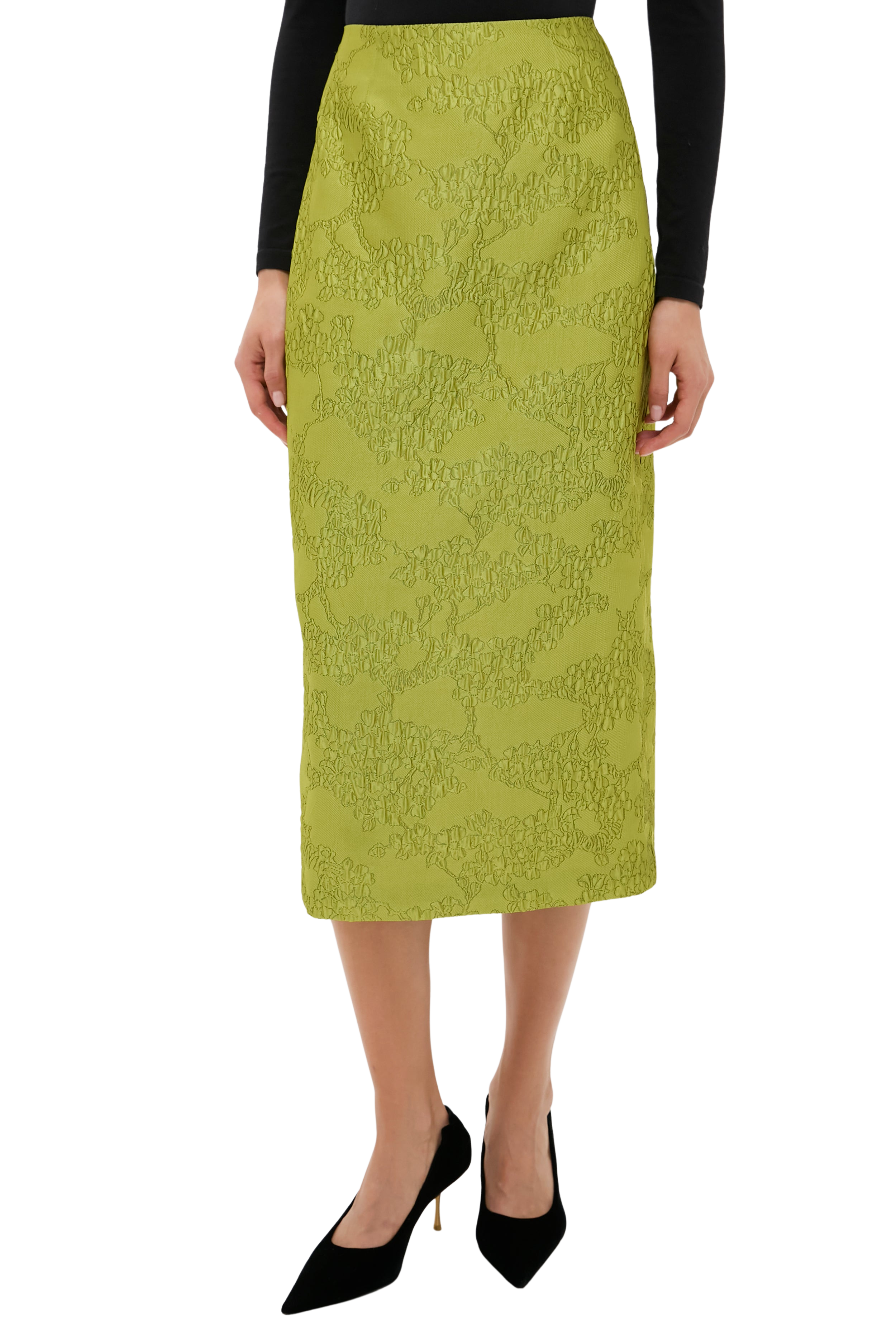 Brocade Metallic Ellington Skirt