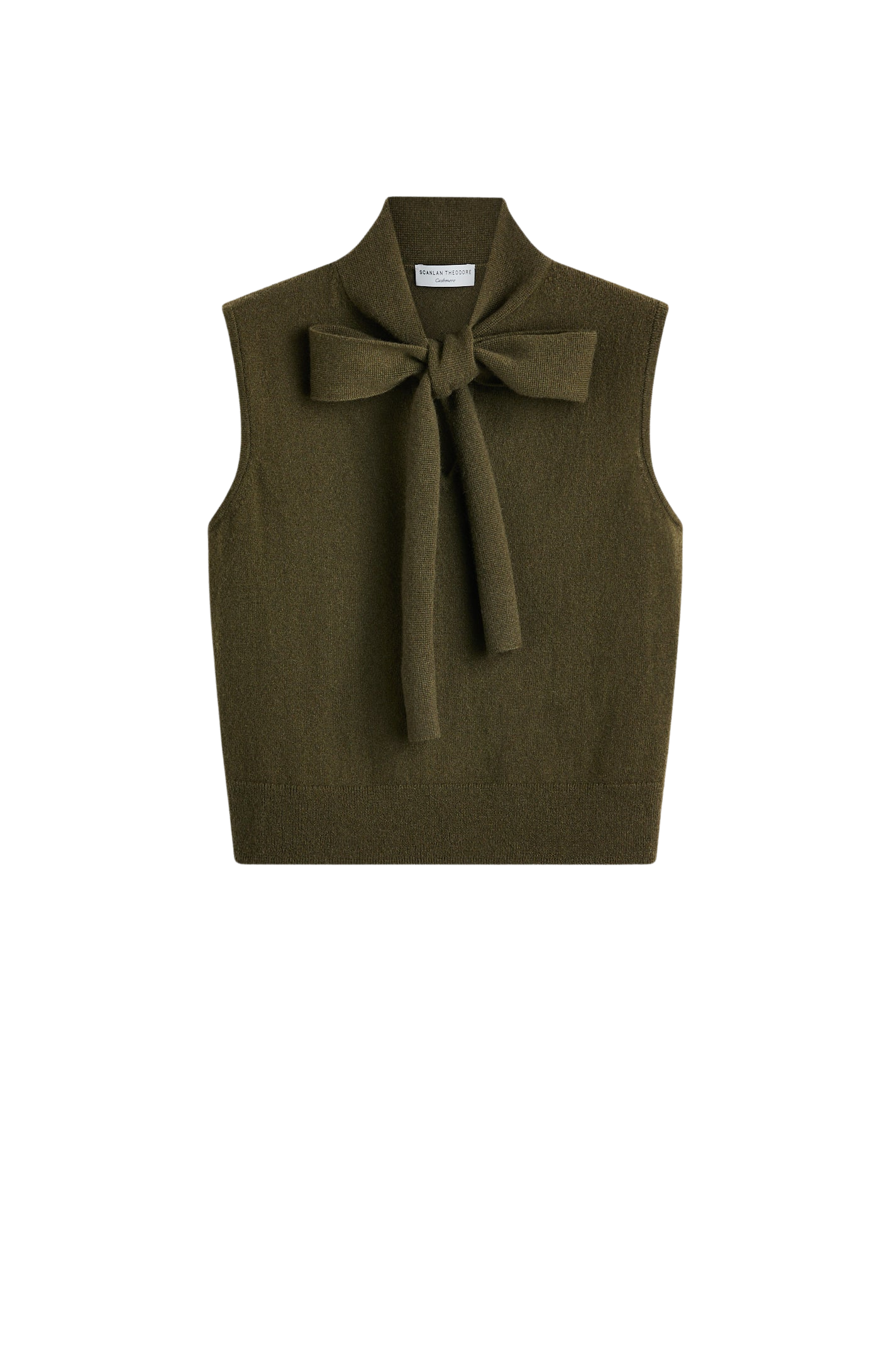 Cashmere Tie Sleeveless Tank