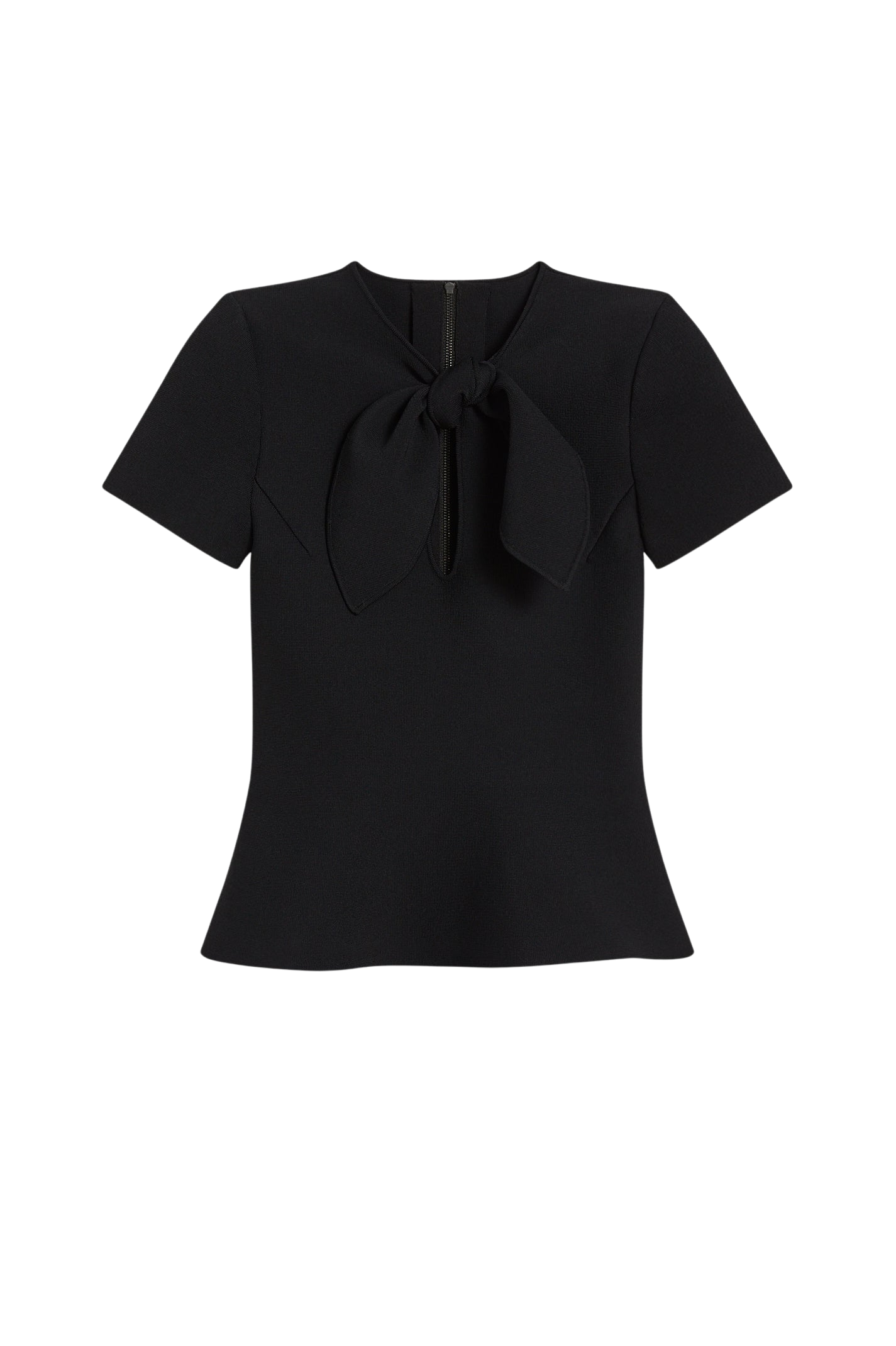 Crepe Knit Cravat Top