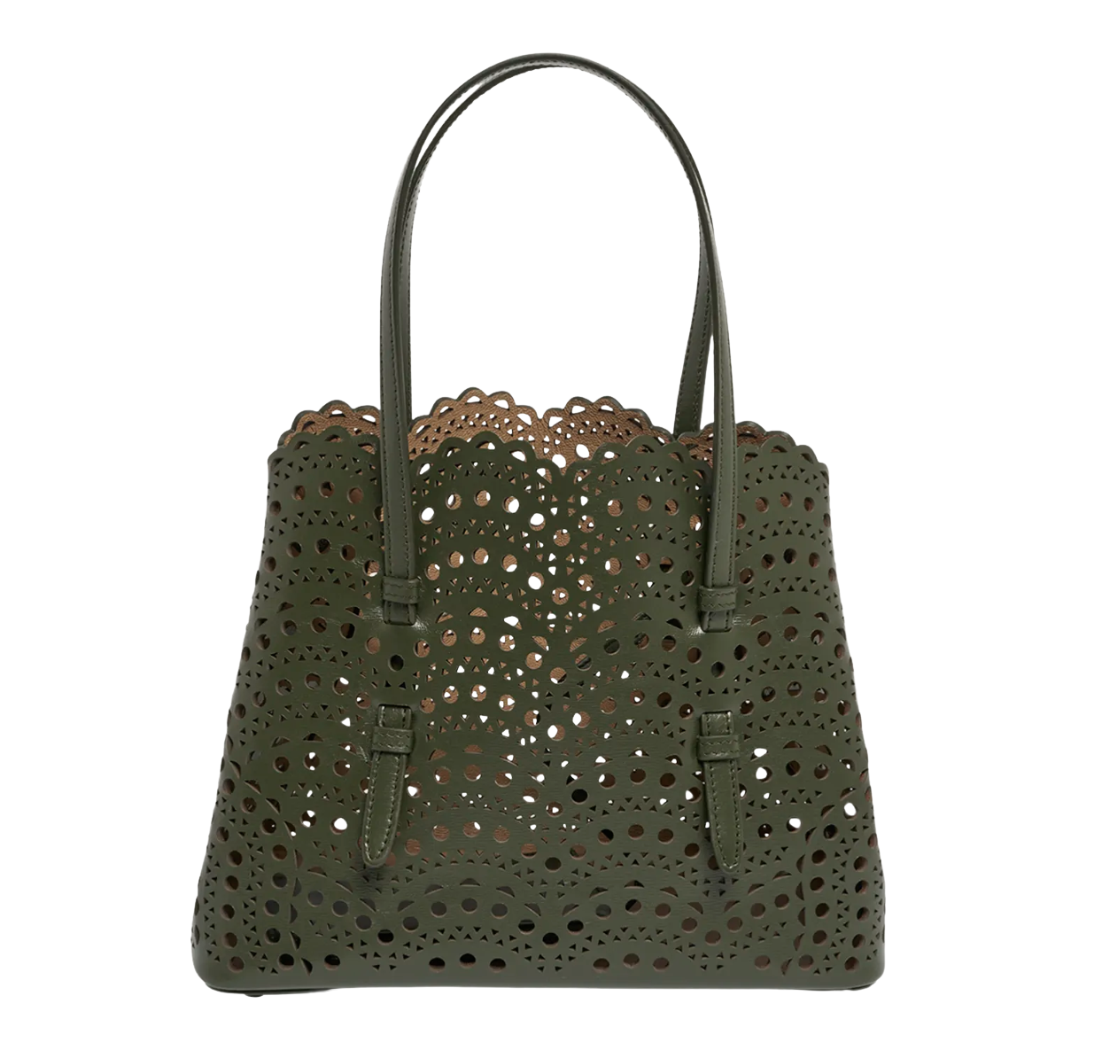 Mina 25 Tote Bag in Vienne Wave Perforated Leather