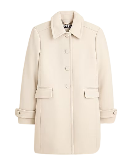 Salon coat in Italian double-cloth