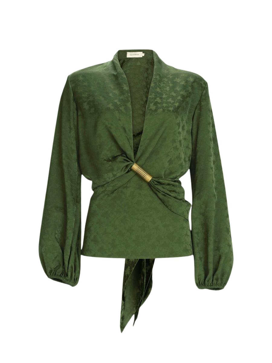 Elvie Jacquard Blouse