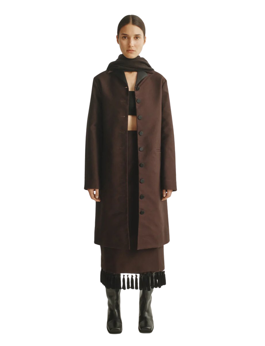 The Cadence Skirt in Cotton Sateen