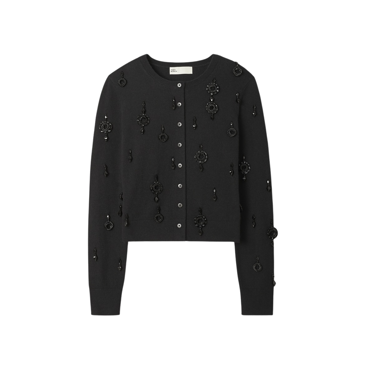 Embellished Wool Cardigan