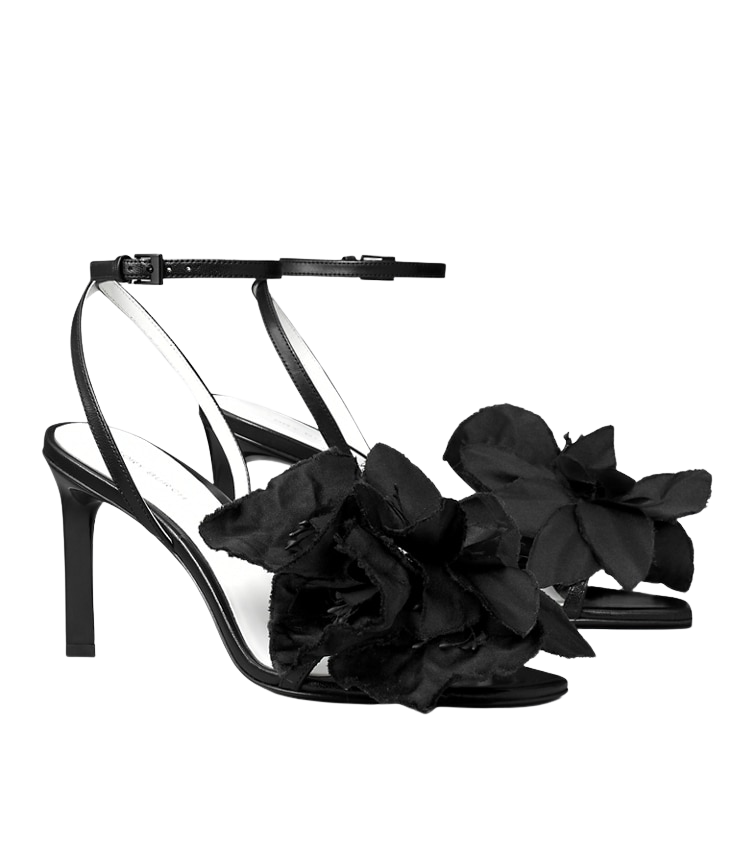 Flower Heeled Sandal