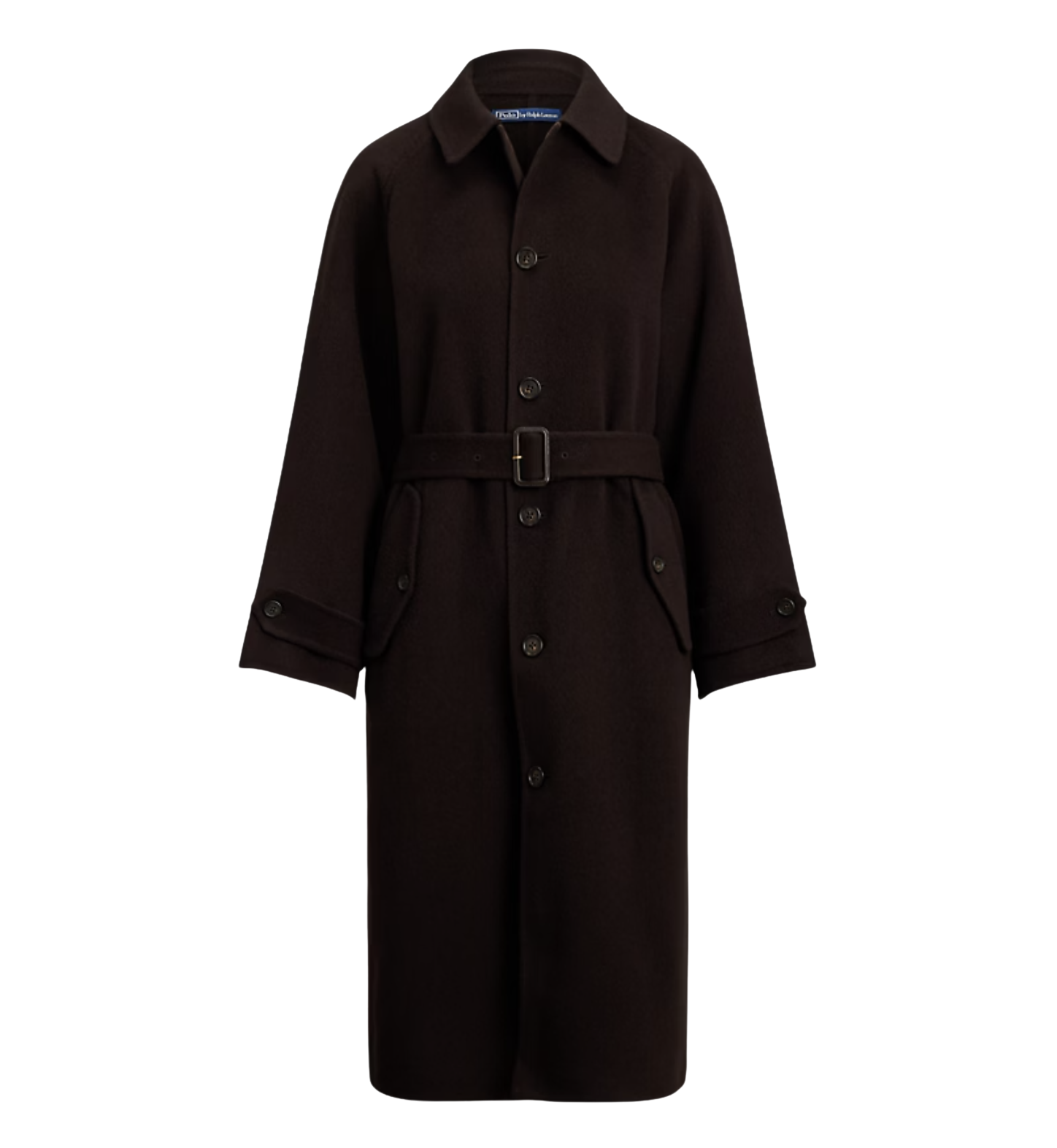 Wool-Cashmere-Blend Balmacaan Coat