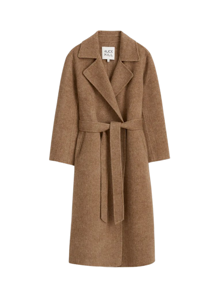 Georgia Wrap Coat In Wool Alpaca