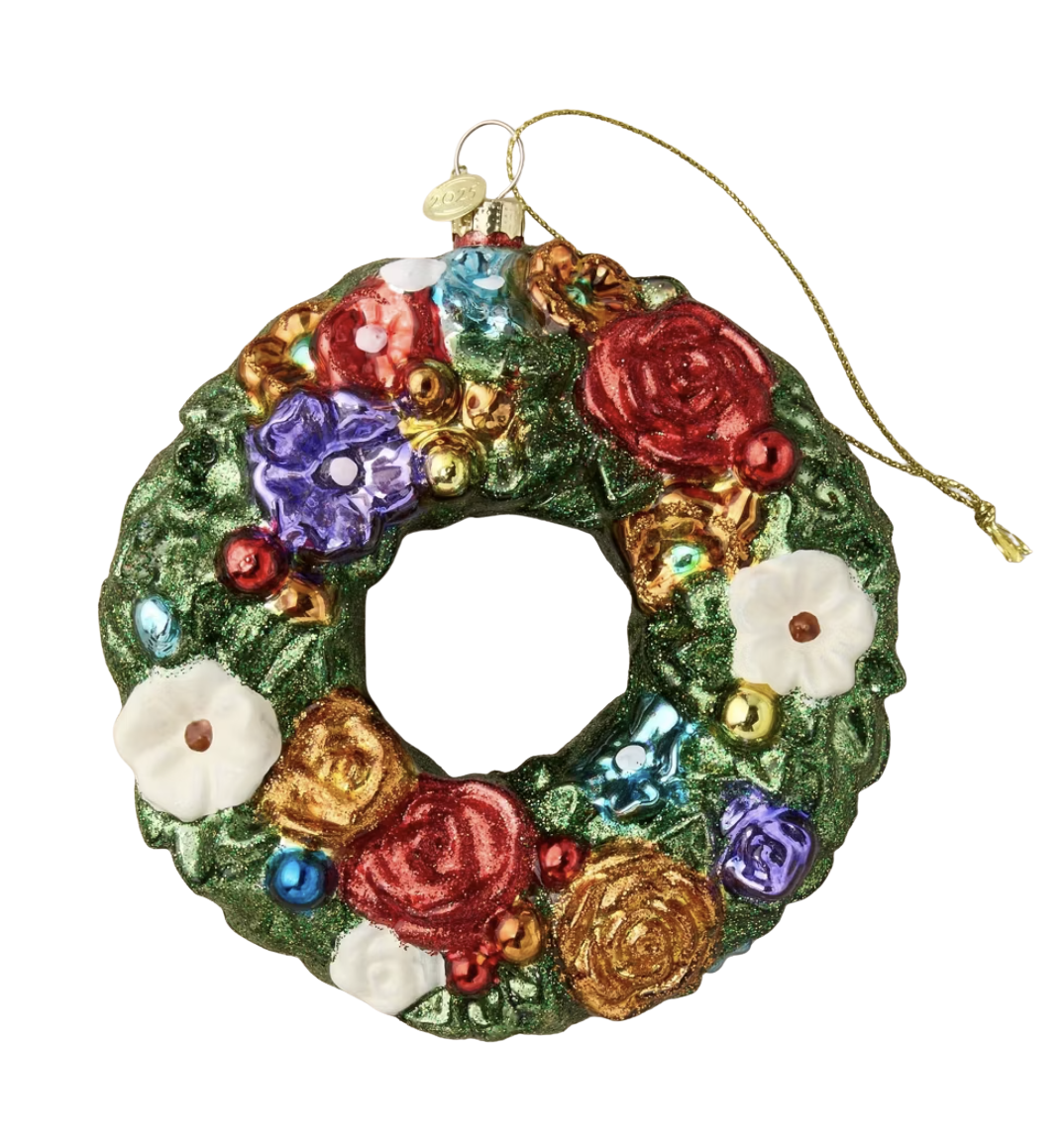 John Derian for Target Glass Wreath Ornament