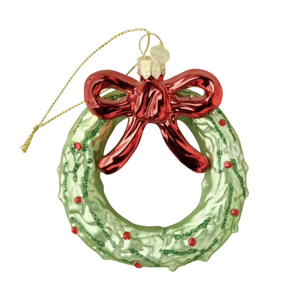 Glass Wreath Ornament