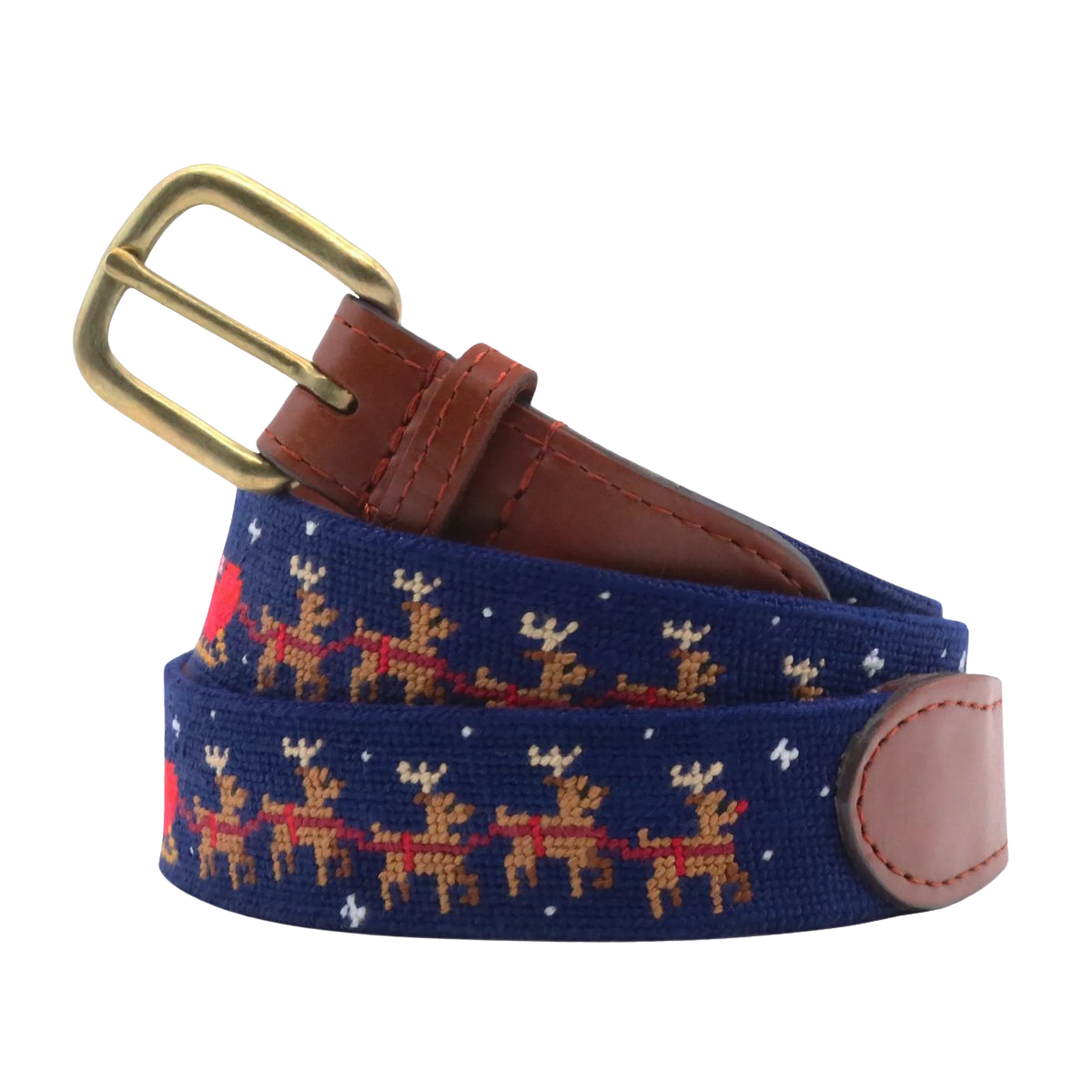 Santa's Sleigh Belt (Dark Navy)